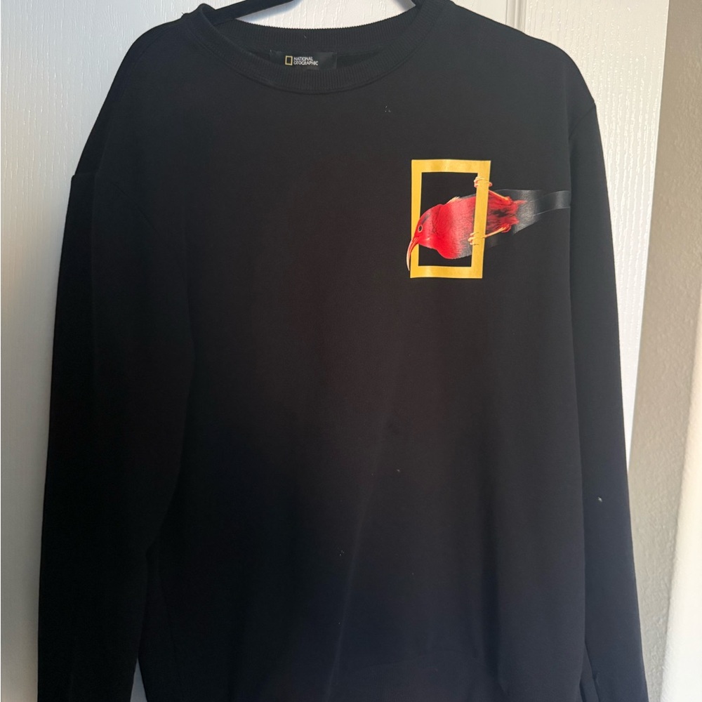 National Geographic Black Apparel with Logo